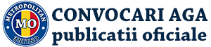Convocări AGA – publicații oficiale